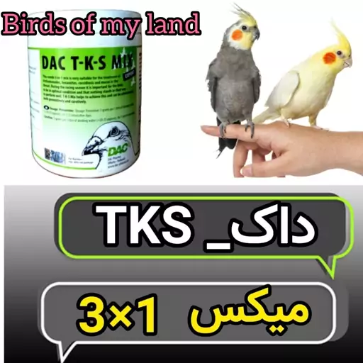 آنتی بیوتیک 3در1 داک 10گرم هلند مخصوص پرندگان تریکومونیاد