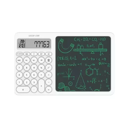 ماشین حساب و پد دیجیتال گرین لاین مدل CalcuWrite Pro به همراه قلم  greenlion CalcuWrite Pro