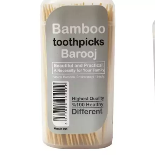 خلال دندان 100عددی چوب بامبو دوسر خلال TOoTHPLCK