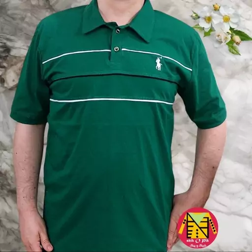 تیشرت رنگی یقه و دکمه دار مارک polo نخ پنبه مردانه با کیفیت (ارسال فقط 24 تومان)