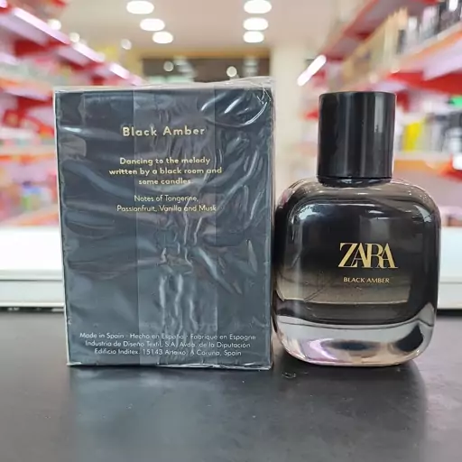 عطر زارا بلک امبر ادتویلت زنانه 100میل ساخت کشور ترکیه 