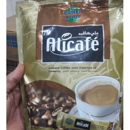 کافی میکس علی کافه پنج در یک با عصاره جنسینگ اورجینال ALICAFE ( پک 20 عددی)