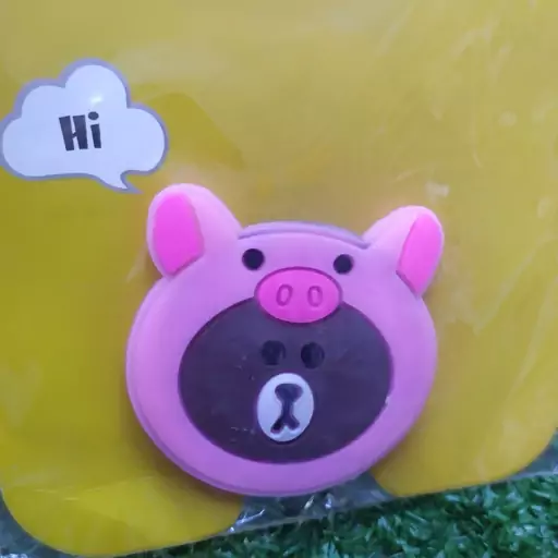 پاپ سوکت سیلیکونی عروسکی مدل Piggy