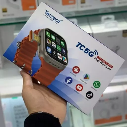 ساعت سیمکارت خور ریجستر شدهTELZEAL TC5G به ضمانت اصلی و انتن دهی دائمی