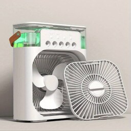 پنکه رومیزی مه پاش چراغ خواب دار مدل air cooler fan خوشبوکننده ارسال فوری