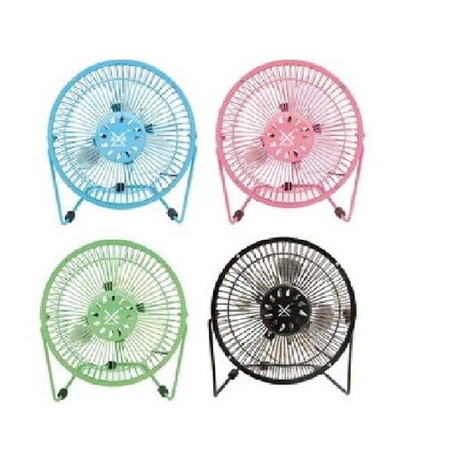 مینی پنکه رومیزی فلزی USB Fan