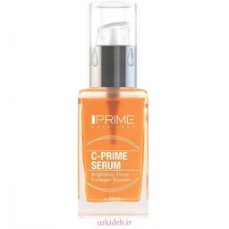 سرم ویتامین C پریم C-Prime Serum حجم 30 میل ، سرم ویتامین سی پریم ، ضد لک آنتی اکسیدان کلاژن جوان ساز ضد چروک پرایم