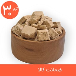 بستنی خشک نسکافه پفکی 30 گرمی ، میوه خشک انجمادی رولی پولی (فریز درایر freeze-dried)