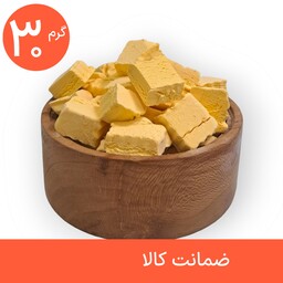 بستنی خشک پرتقالی پفکی 30 گرمی ، میوه خشک انجمادی رولی پولی (فریز درایر freeze-dried)