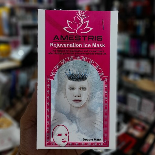 ماسک ورقه ای خنگ کننده مدل REJUVENATION ICE MASK  حجم25 گرمی  دوعددی آمستریس