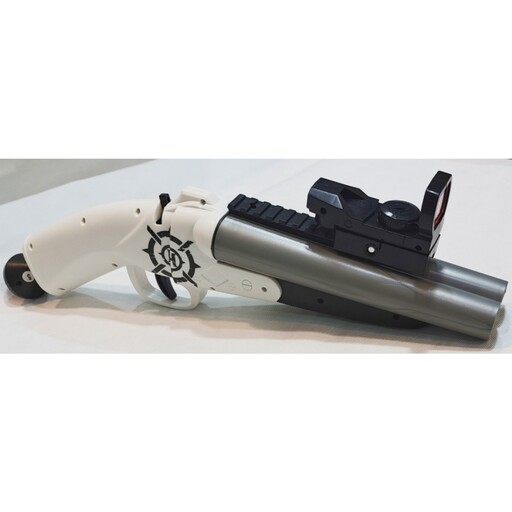 اسباب بازی تفنگ تیر اسفنجی شات گان Double Barrel Shotgun Soft Bullet Launcher