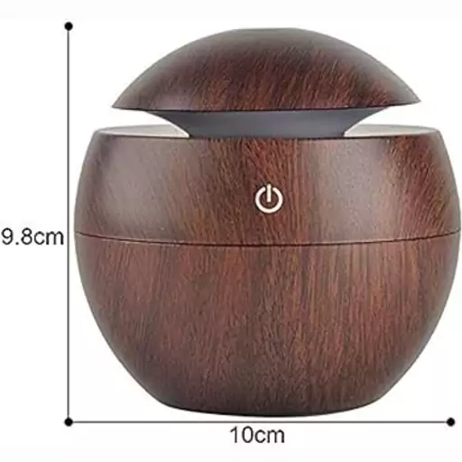 بخور چوبی گرد ultrasonic aroma humidifier