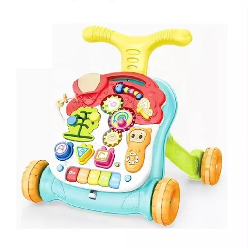 واکر 2 کاره نوزاد و کودک  Musical stroller