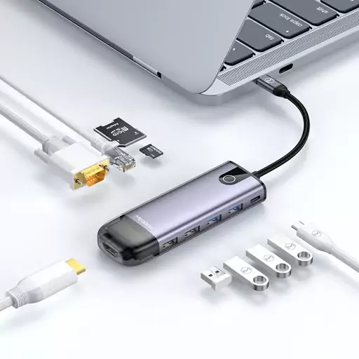 هاب 10 پورت USB-C برند مک دودو مدل HU7420