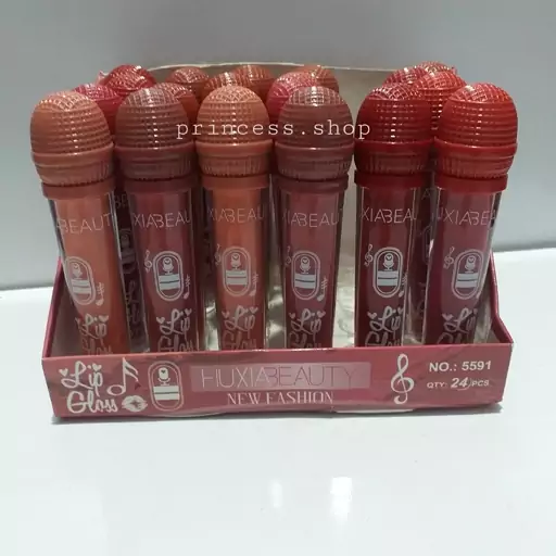 رژلب مایع طرح میکروفون برند(huxibeauty)