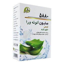 صابون آلوئه ورا حاوی کرم 5880 پرنیان فدک (100 گرم)