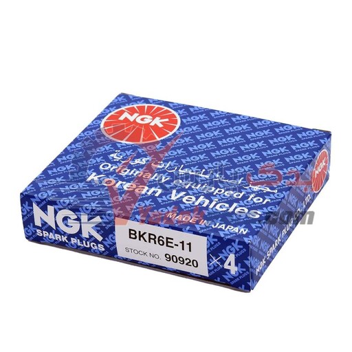 شمع پایه کوتاه NGK کد فنی BKR6E-11 (بسته4عددی)