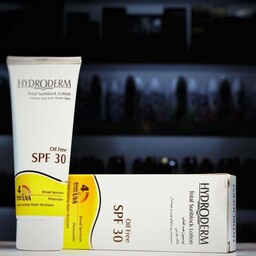 ضد آفتاب فاقد چربی Hydroderm هیدرودرم مدل SPF 30 بی رنگ