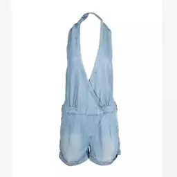 سرهمی کوتاه جین زنانه Only مدل KEY DENIM CATSUIT 