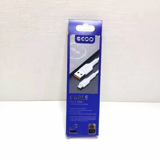 کابل شارژ میکرو فست ECO مدل A86 طول 100 سانتی متر فست شارژ