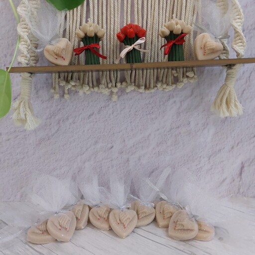جدیدترین مدل گیفت شمع عروسی همراه تور  در رنگبندی دلخواه شما عزیزان