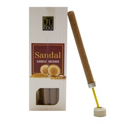 عود کندل رامو مدل صندل sandal candle incense ramo بسته 6 عددی ضخیم