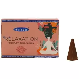 عود آبشاری دست ساز هندی ساتیا مدل ریلکسیشن (آرامبخش) Satya-Relaxation بسته 10 عددی