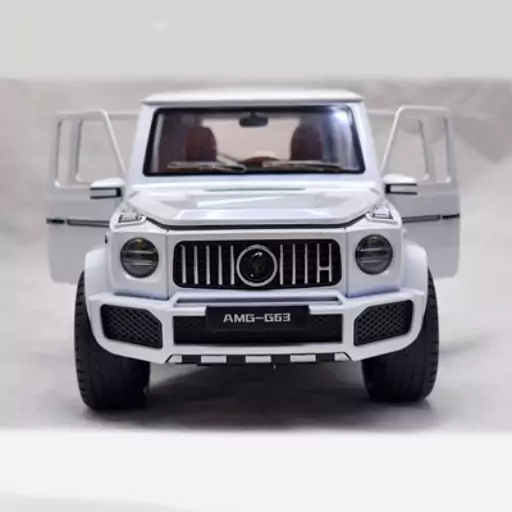 اسباب بازی ماشین فلزی مرسدس بنز جی کلاس GCLASS-118 G 63 سفید