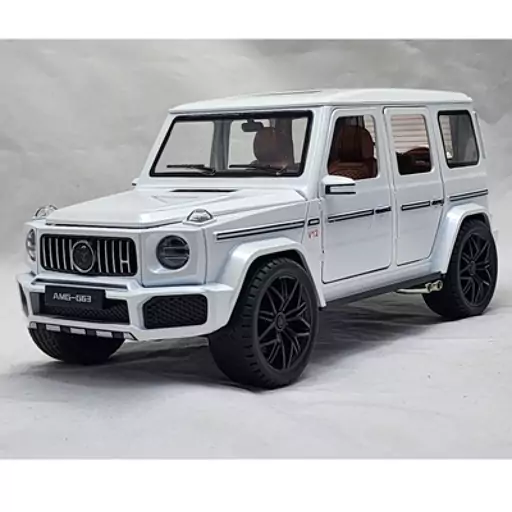 اسباب بازی ماشین فلزی مرسدس بنز جی کلاس GCLASS-118 G 63 سفید