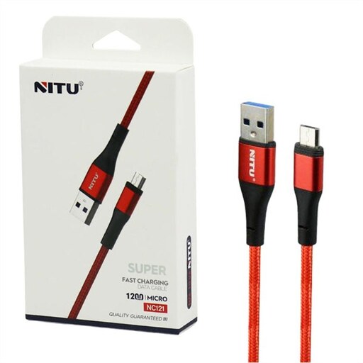 کابل تبدیل USB به microUSB نیتو مدل NC121 طول 1.2 متر