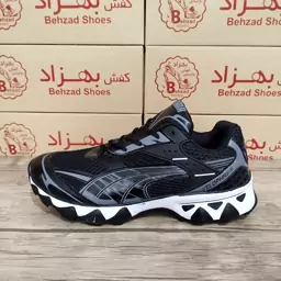 کتونی puma پوما مردانه پسرانه رنگ مشکی سایز 41 تا 45 کفی طبی زیره پیو لژ 4 سانتی رویه راشل خارجی سبک و راحت