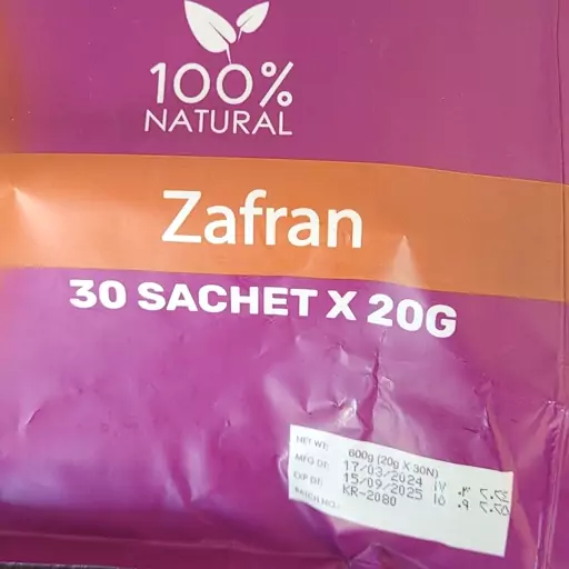 چای کرک زعفران 30 عددی