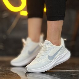 کفش کتونی اسپرت ورزشی نایک زوم (Nike Zoom) زنانه و دخترانه رنگ سفید