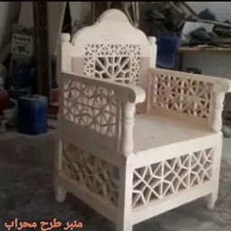 منبر چوبی سنتی طرح مهراب