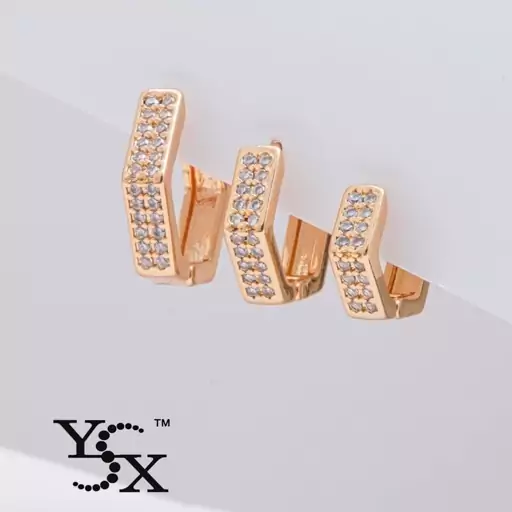 مدل های گوشواره 3 عددی برند YSX گوشواره ysx پک ysx پک گوشواره 