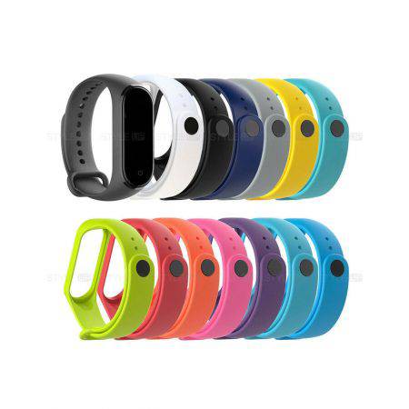 بند سیلیکونی رنگی می بند سه چهار (Mi Band 3 4) رنگبندی کامل