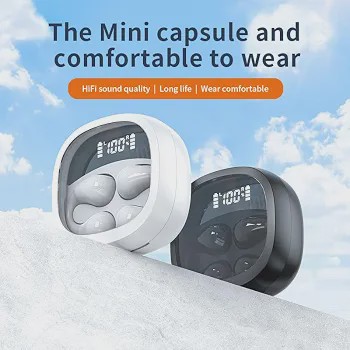 هدفون بلوتوثی اوپن ایر ElecSmart JR01 مدل 2024 کلیپسی بی سیم ضدآب IPX4 مناسب ورزش و دویدن