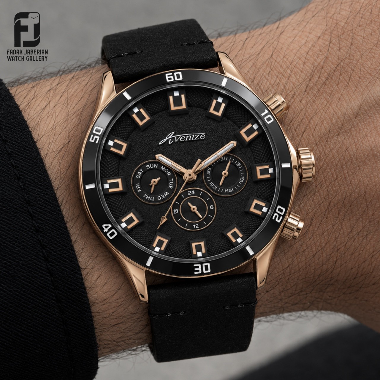 ساعت مچی مردانه ونیز اورجینال سه موتور کد 765