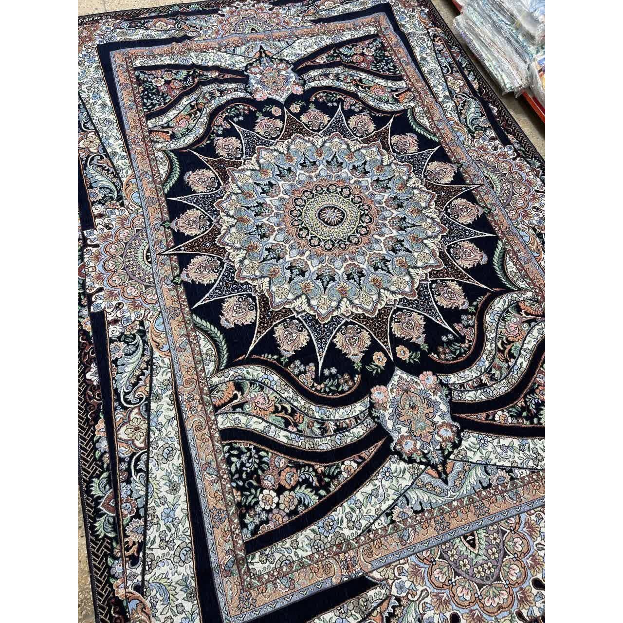رو فرشی مخمل زرک دار یلدای کویر یزد ابعاد 3 در 4 (12 متری) در کالای خواب آرامش