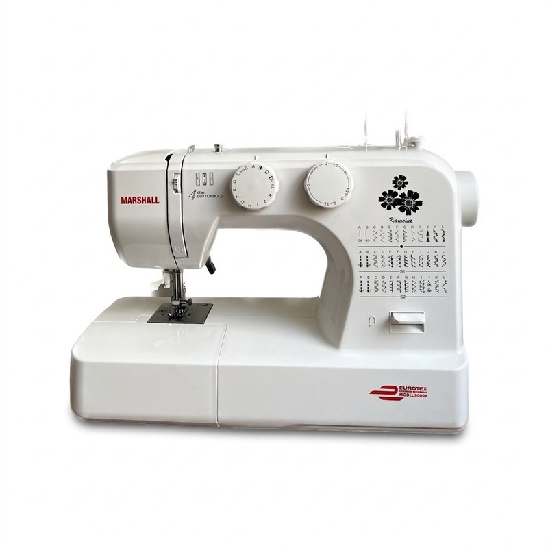 چرخ خیاطی مارشال مدل EUROTEX 9009A Plus