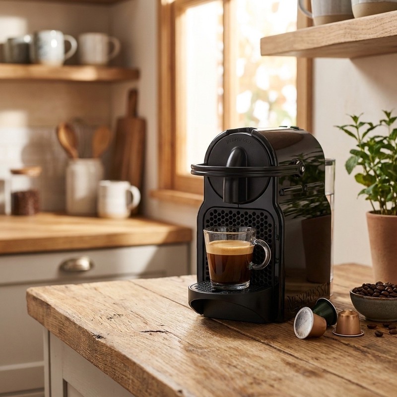 اسپرسوساز دلونگی مدل Nespresso inissia، با مصرف کپسول قهوه، مناسب تهیه اسپرسو، ریسترتو، لانگو و امریکانو، دارای 1 عدد...