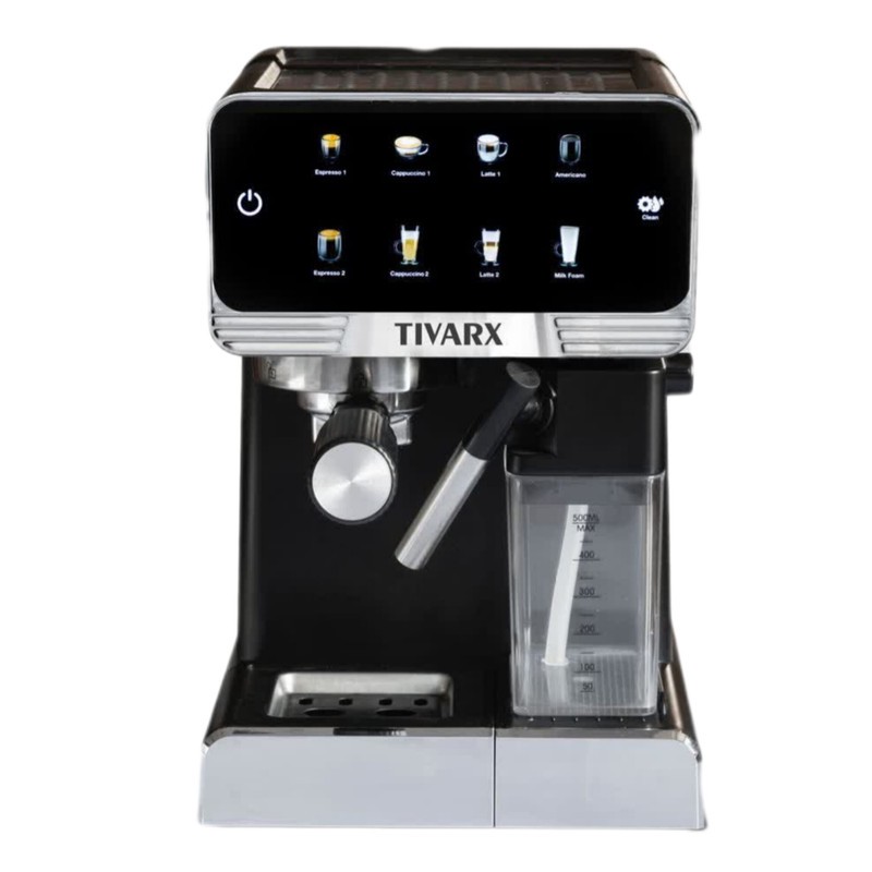 اسپرسوساز 1250 میلی لیتری تیوارکس مدل TX-7477، مناسب تهیه اسپرسو، کافه لاته، موکا، کاپوچینو، ماکیاتو، ریسترتو، لانگو،...