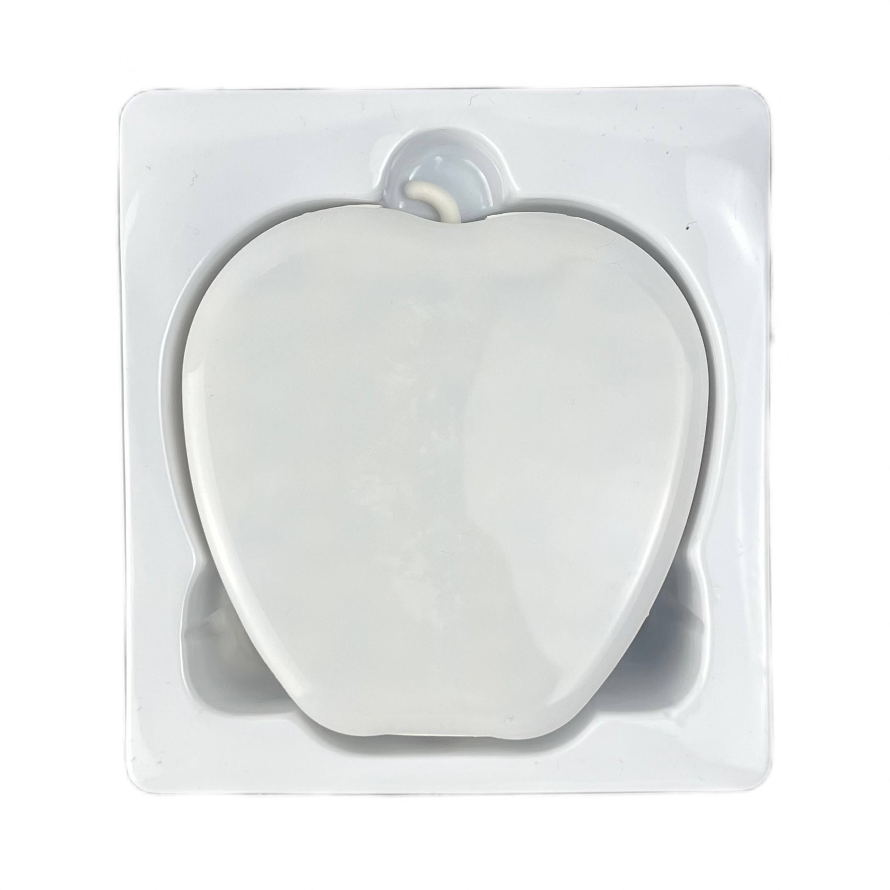 سافت لایت شارژی و قابل حمل چند رنگ RGB مدل MJ-03 گیره دار طرح سیب Apple سفید