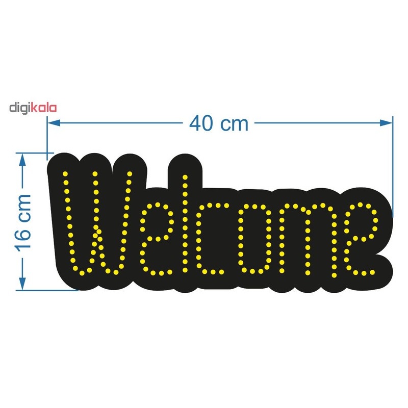 تابلو ال ای دی طرح Welcome کد 10385