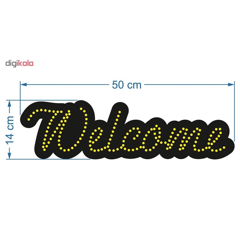تابلو ال ای دی طرح Welcome کد 10375