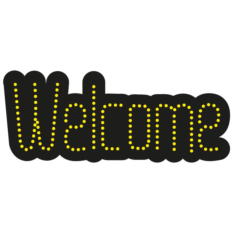 تابلو ال ای دی طرح Welcome کد 10385