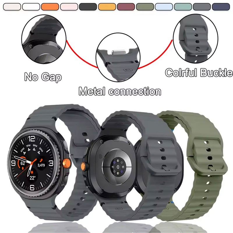 بند مسیر مدل ORGNEW Silicone مناسب برای ساعت هوشمند سامسونگ Galaxy Watch 8 44mm