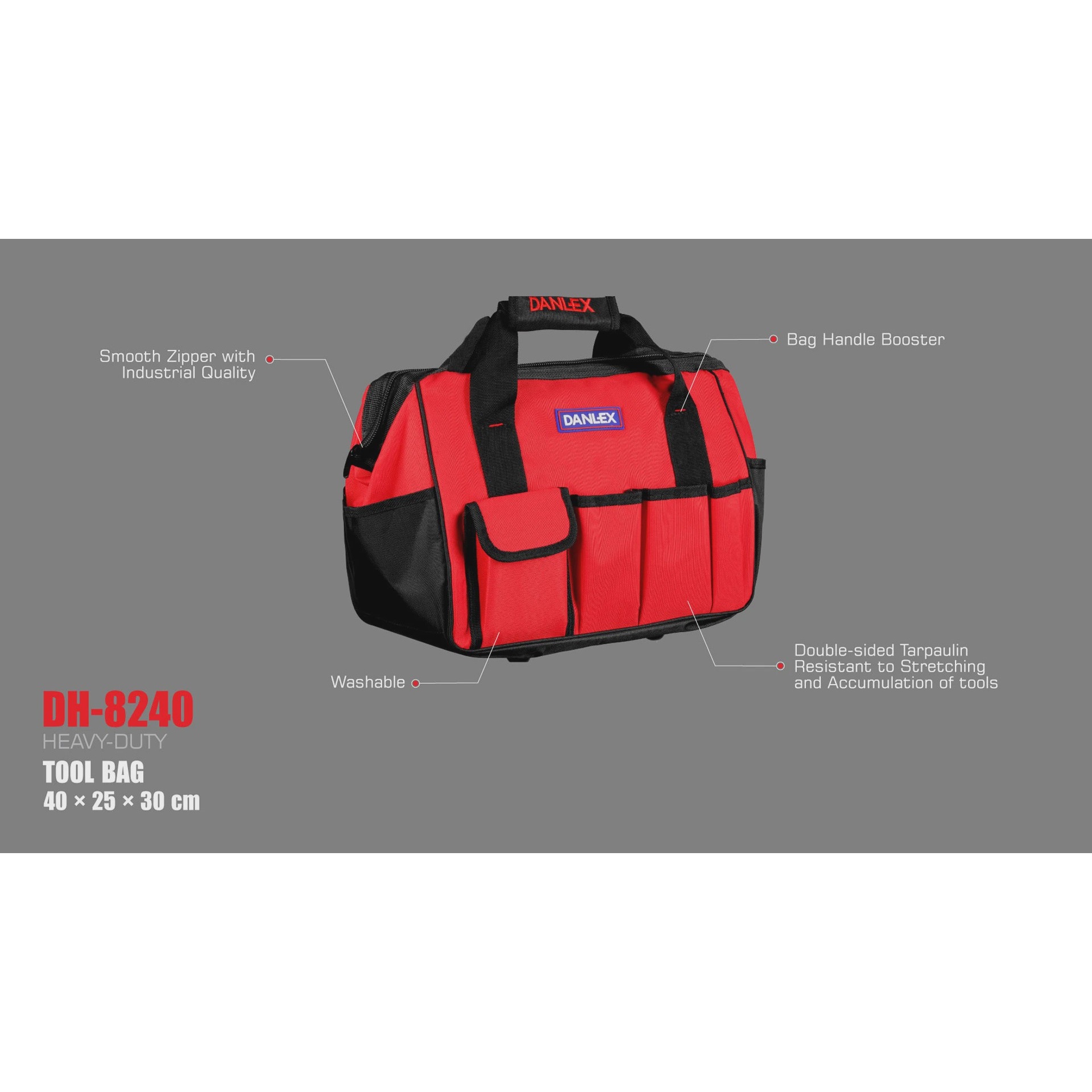 کیف ابزار دنلکس DANLEX کد DH-8240 آوانور - پس کرایه