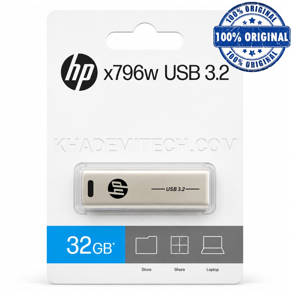 فلش اچ پی مدل hp X796W USB 3.2 32GB