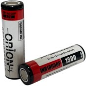 باتری لیتیومی های پاور 18650 با ظرفیت 1500mh